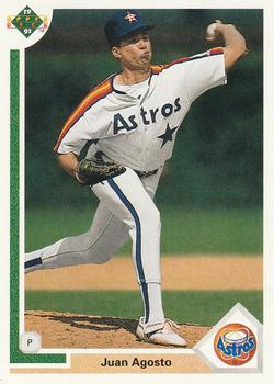 #569 Juan Agosto - Houston Astros - 1991 Upper Deck Baseball