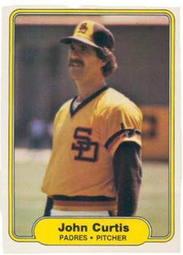 #569 John Curtis - San Diego Padres - 1982 Fleer Baseball