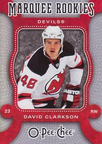 #569 David Clarkson - New Jersey Devils - 2007-08 O-Pee-Chee Hockey