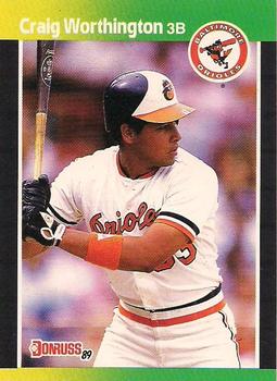 #569 Craig Worthington - Baltimore Orioles - 1989 Donruss Baseball
