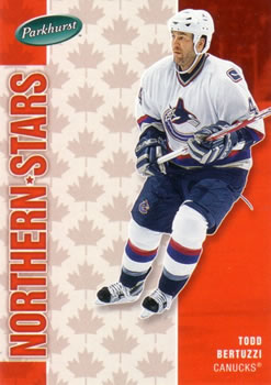 #569 Todd Bertuzzi - Vancouver Canucks - 2005-06 Parkhurst Hockey