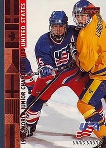 #569 Chris Drury - USA - 1995-96 Upper Deck Hockey