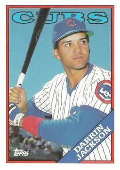 #56T Darrin Jackson - Chicago Cubs - 1988 Topps Traded Baseball