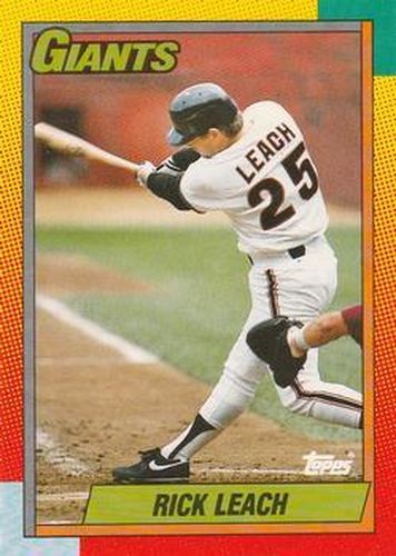 #56T Rick Leach - San Francisco Giants - 1990 Topps Traded Baseball