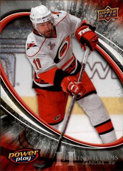 #56 Justin Williams - Carolina Hurricanes - 2008-09 Upper Deck Power Play Box Set Hockey