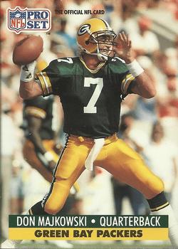 #156 Don Majkowski - Green Bay Packers - 1991 Pro Set Football