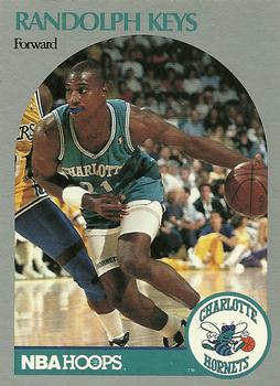#56 Randolph Keys - Charlotte Hornets - 1990-91 Hoops Basketball