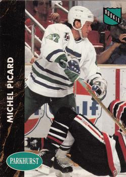#56 Michel Picard - Hartford Whalers - 1991-92 Parkhurst Hockey