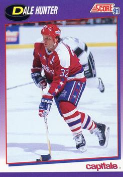 #56 Dale Hunter - Washington Capitals - 1991-92 Score American Hockey