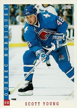 #56 Scott Young - Quebec Nordiques - 1993-94 Score Canadian Hockey