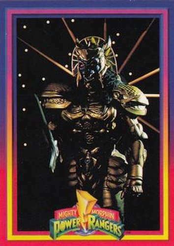 #56 The Mighty Goldar - 1994 Collect-A-Card Power Rangers