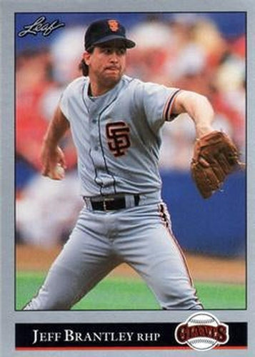 #56 Jeff Brantley - San Francisco Giants - 1992 Leaf Baseball