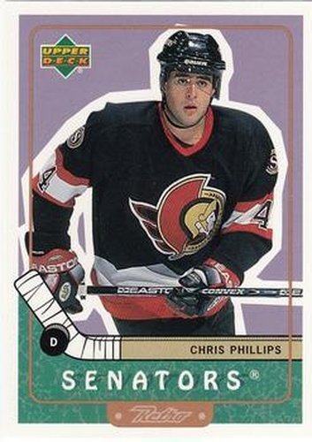 #56 Chris Phillips - Ottawa Senators - 1999-00 Upper Deck Retro Hockey