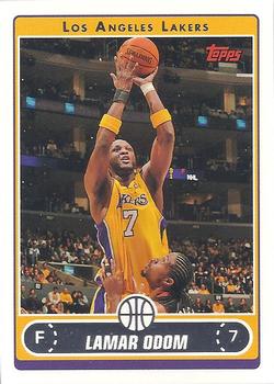 #56 Lamar Odom - Los Angeles Lakers - 2006-07 Topps Basketball