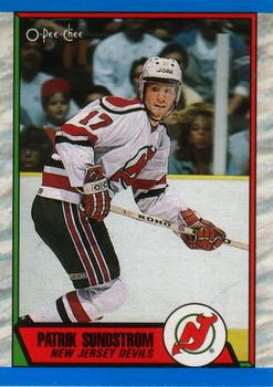 #56 Patrik Sundstrom - New Jersey Devils - 1989-90 O-Pee-Chee Hockey