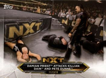#56 Damian Priest / Killian Dain / Pete Dunne - 2020 Topps WWE NXT Wrestling