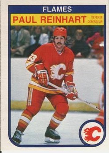 #56 Paul Reinhart - Calgary Flames - 1982-83 O-Pee-Chee Hockey