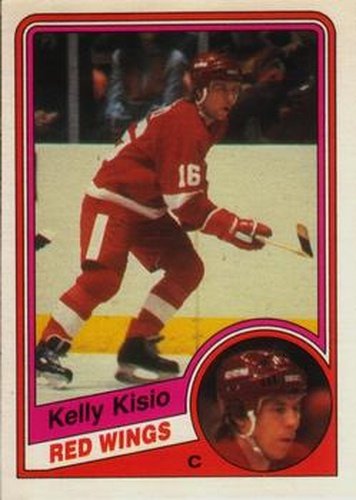 #56 Kelly Kisio - Detroit Red Wings - 1984-85 O-Pee-Chee Hockey