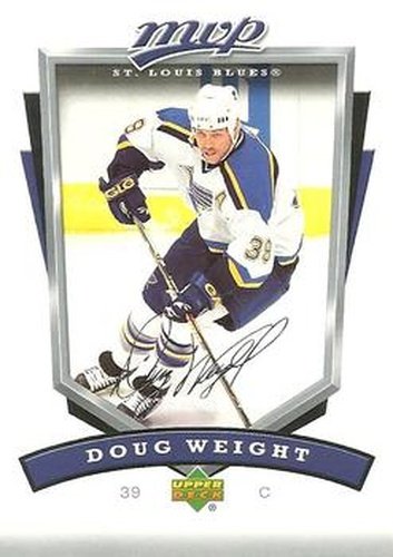 #256 Doug Weight - St. Louis Blues - 2006-07 Upper Deck MVP Hockey