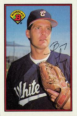 #56 Bill Long - Chicago White Sox - 1989 Bowman Baseball