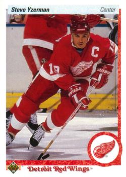 #56 Steve Yzerman - Detroit Red Wings - 1990-91 Upper Deck Hockey
