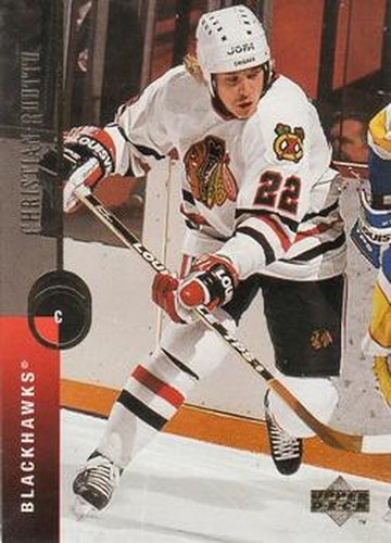 #56 Christian Ruuttu - Chicago Blackhawks - 1994-95 Upper Deck Hockey