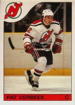 #56 Pat Verbeek - New Jersey Devils - 1985-86 O-Pee-Chee Hockey