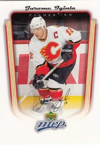#56 Jarome Iginla - Calgary Flames - 2005-06 Upper Deck MVP Hockey