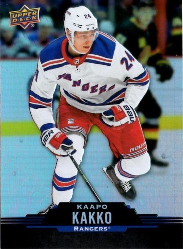 #56 Kaapo Kakko - New York Rangers - 2020-21 Upper Deck Tim Hortons Hockey
