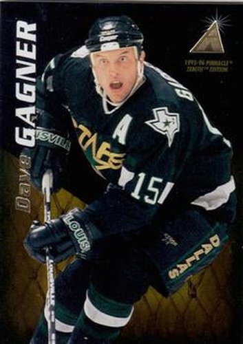 #56 Dave Gagner - Dallas Stars - 1995-96 Zenith Hockey