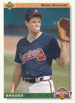 #56 Mark Wohlers - Atlanta Braves - 1992 Upper Deck Baseball