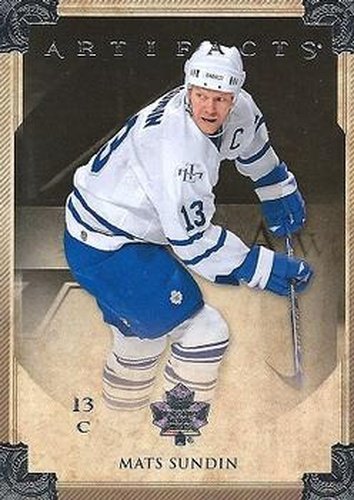 #56 Mats Sundin - Toronto Maple Leafs - 2013-14 Upper Deck Artifacts Hockey