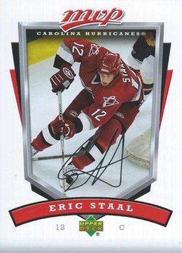 #56 Eric Staal - Carolina Hurricanes - 2006-07 Upper Deck MVP Hockey