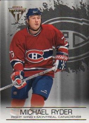 #56 Michael Ryder - Montreal Canadiens - 2003-04 Pacific Private Stock Titanium Hockey