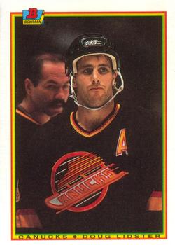 #56 Doug Lidster - Vancouver Canucks - 1990-91 Bowman Hockey
