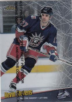#56 Kevin Stevens - New York Rangers - 1998-99 Finest Hockey