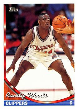 #56 Randy Woods - Los Angeles Clippers - 1993-94 Topps Basketball