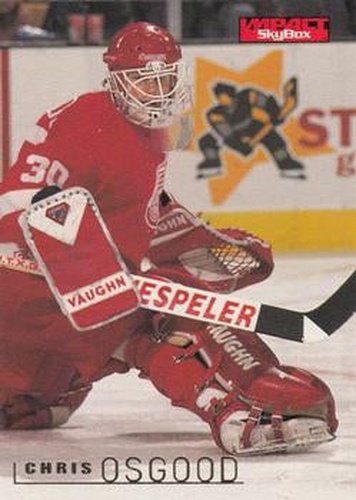 #56 Chris Osgood - Detroit Red Wings - 1995-96 SkyBox Impact Hockey