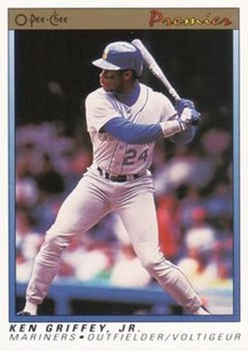 #56 Ken Griffey Jr. - Seattle Mariners - 1991 O-Pee-Chee Premier Baseball
