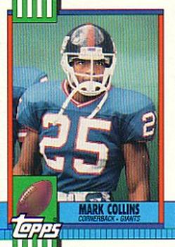 #56 Mark Collins - New York Giants - 1990 Topps Football