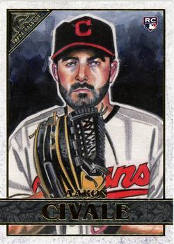 #56 Aaron Civale - Cleveland Indians - 2020 Topps Gallery Baseball