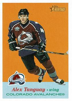 #56 Alex Tanguay - Colorado Avalanche - 2001-02 Topps Heritage Hockey