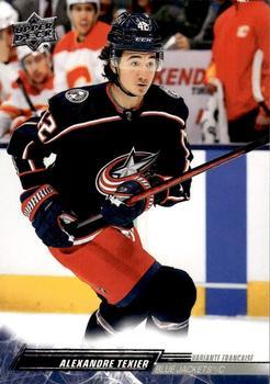 #56 Alexandre Texier - Columbus Blue Jackets - 2022-23 Upper Deck Hockey