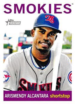 #56 Arismendy Alcantara - Tennessee Smokies - 2013 Topps Heritage Minor League Baseball