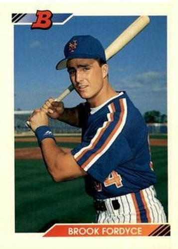 #56 Brook Fordyce - New York Mets - 1992 Bowman Baseball