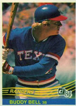 #56 Buddy Bell - Texas Rangers - 1984 Donruss Baseball