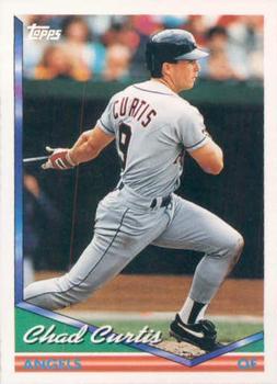 #56 Chad Curtis - California Angels - 1994 Topps Baseball
