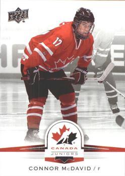 #56 Connor McDavid - Canada - 2014-15 Upper Deck Team Canada Juniors Hockey