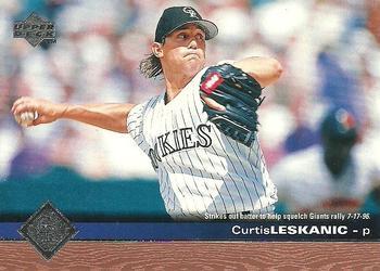 #56 Curtis Leskanic - Colorado Rockies - 1997 Upper Deck Baseball