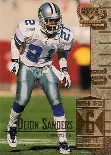 #56 Deion Sanders - Dallas Cowboys - 1999 Upper Deck Century Legends Football